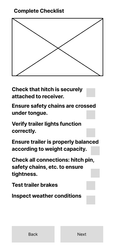 Low-fi safety checklist